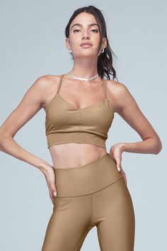 Simple but pretty, this bralette has slim straps that kiss between the shoulders, a wide mesh band and glossy fabric. The Lavish Bra is breathable and versatile with removable cups and medium support. Must-have mesh band Light-to-medium support for studio & street Designed & uniquely fit to flatter every size Wear-tested by our in-house team for the perfect fit Street Design, Alo Yoga, Bralette, Must Haves, Two Piece Skirt Set, Perfect Fit, Kiss, Mesh, Yoga