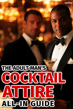 https://theadultman.com/fashion-and-style/cocktail-attire/ Party Dress Code, Party Dress Codes, Mens Fashion Essentials, Mens Wardrobe Essentials, Style Essentials, Cocktail Attire, Outfits Men