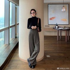 Hot Weather Formal Outfits, Korean Fashion Winter Casual, Asian Business Casual, Ulzzang Fashion Street Styles, Korea Fall Outfit, Dress Designs For Women, Smart Casual Women Outfits, Neat Casual Outfits, Smart Casual Women