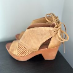 Beautiful Tan Leather Clogs From Free People. Size 37 Euro. 6.5 Women’s Us. Never Worn Brown Leather Mules With Wrapped Heel, Suede Mules With Wrapped Heel And Round Toe, Beige Leather Platform Mules, Closed Toe Mules With Wrapped Heel For Fall, Leather Mules With Wooden Heel For Spring, Leather Open Toe Clogs For Spring, Fall Season Closed Toe Mules With Wrapped Heel, Comfortable Closed Toe Leather Heels, Spring Leather Wedge Heel Mules