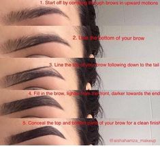 Teknik Makeup, Maquillage On Fleek, Eyeliner Tips, Sparse Eyebrows, Brow Tutorial, Makeup 101