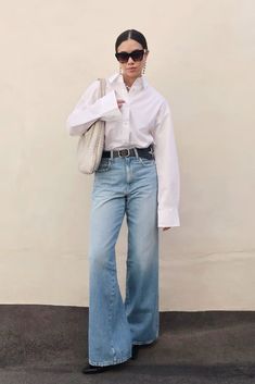 The Everything Shirt in White – Sold Out NYC Shell Buttons, Free Giveaway, Piece Of Clothing, Oversized Fits, Drop Shoulder, The Borrowers, Lay Flat, Fashion Forward, Inside Out