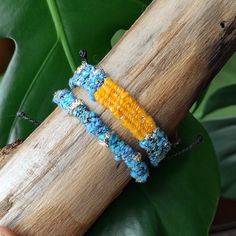 African Inspired Jewelry, Artsy Jewelry, Textile Necklace, Fabric Bracelets, Cord Jewelry, Hippie Bracelets, Boho Fabric, Wooden Bracelet, Festival Accessories