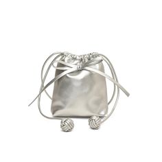 45454506361053 Elegant Phone Bag With Adjustable Strap As Gift, Handheld Mobile Phone Bucket Bag For Gift, Trendy Formal Pouch Bucket Bag, Trendy Pouch Bucket Bag As Gift, Chic Bucket Pouch As A Gift, Silver Pouch Evening Bag, Chic Bucket-shaped Gift Pouch, Silver Leather Pouch Bag, Silver Bag With Adjustable Strap For Gift