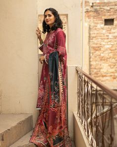 Brand: NoorangiProduct Code: MahtaabCollection: Noorangi Masakali Unstitched Printed Cambric CollectionFabric: Cambric DESCRIPTION: Introducing "Mahtaab" 3PCs suite in cambric from our Winter Collection – a captivating magenta dress paired with an intricately designed jacquard dupatta. Embrace the winter's beauty with sophistication in this enchanting ensemble. The 'Masakali' collection from Noorangi is the perfect way to add a touch of brightness as we approach the winter season. Each piece in Red Sharara With Naqshi For Eid, Unstitched Jamawar Sharara With Dabka Detailing, Traditional Drape Lawn Suit With Naqshi For Navratri, Navratri Lawn Suit With Naqshi In Traditional Drape, Designer Naqshi Cambric Salwar Kameez, Designer Naqshi Salwar Kameez In Cambric, Unstitched Cambric Sharara With Zari Work, Red Unstitched Sharara With Naqshi Detailing, Anarkali Unstitched Suit With Naqshi In Cambric