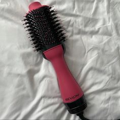 Revlon One Step Hair Dryer And Volumizer Hot Air Brush Color: Pink Brand New Without Box. Revlon Brush, Revlon One Step Hair Dryer, Pink Hair Dryer, One Step Hair Dryer, Hot Air Brush, Bday List, Air Brush, Pink Brand, Revlon