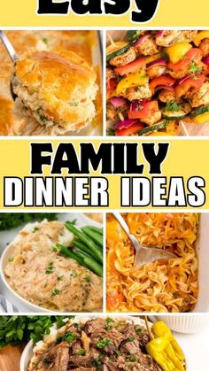 easy family dinner ideas that are great for the whole family