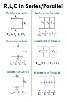 two parallel circuit diagrams with the names and symbols