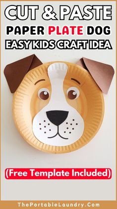 this paper plate dog craft is perfect for kids to make