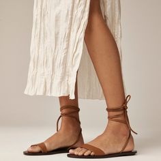 Anna October, Jcrew Collection, Loafer Sneakers, Linen Shop, White Dress Summer, Lace Up Sandals, Little White Dresses, Metallic Leather, Cotton Sweater