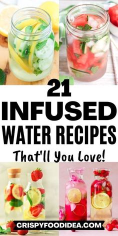 the best infused water recipes that'll you love