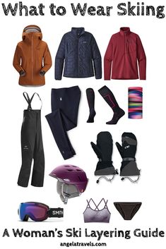 Snowboarding Outfit Layers, Skiing Clothes For Women, Ski Layers Guide, What To Wear In Telluride, Womens Ski Outfits What To Wear, Ski Layers For Women, What To Wear Skiing Women, Snowboarding Layers, Ski Attire Women