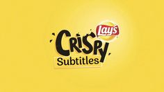 the logo for lays crispy subtills is shown in this undated image