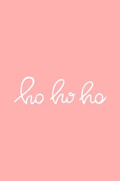 the word no hoo written in white on a pink background