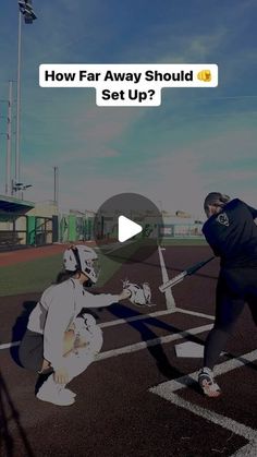 Reagan Glanz on Instagram: "How far away from the plate should you set up?⬇️⚡️ Too close: 1. You get get called for catchers interference 2. You’ll get bonked in the head with a back swing Too far 1. you’re letting that pitch break out of the zone making it near impossible to frame for strike in the umpires eyes 2. You’re also going to end up with a lot more balls in the dirt when your pitchers throwing a drop or change Find a happy medium between those two and you’ll be good to go You should try to stand as close to the plate as possible with room to avoid catchers interference or a vicious backswing Read where the batter is set up in the box and adjust accordingly. You should also know the type of batter in the box 1. long and lengthy 2. Short and compact 3. Slapper vs. powe How To Get Better, Break Out, Let It Be, Frame