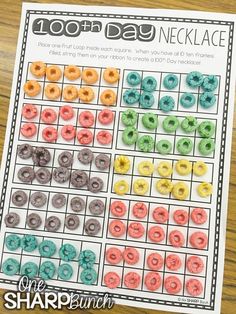 a printable counting game with donuts on it