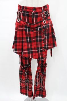 Cerise Hood, Dark Punk, Digital Closet, Plaid Pants, Rock Revival, Visual Kei, Punk Fashion, Scarlet, Fashion Ideas