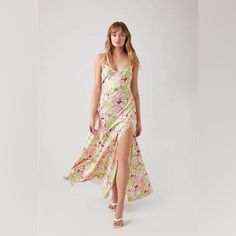 Forever 21 Nwt Satin Patchwork Floral Maxi Dress, Size Xl. Pink, Green, Cream, And Burgundy Pattern. Forever 21 Floral Print Midi Dress, Forever 21 Pink Vacation Dress, Forever 21 Floral Print Sundress, Forever 21 Sundress In Maxi Length, Forever 21 Summer Midi Maxi Dress, Spring Fitted Midi Dress From Forever 21, Forever 21 Fitted Pink Dress, Spring Fitted Midi Dress By Forever 21, Flowy Forever 21 Maxi Dress