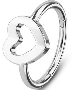 a heart shaped ring with the letter c in it's center, on a white background