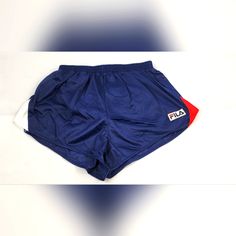 Nwot Vintage 1980s Men's Fila Lightweight Running Shorts Size: Medium (34) Color: Navy Blue Measurements In Pictures Above! I Will Ship This Item Out Via Usps Priority 2-3 Day Mail With A Tracking Number For Confirmation I Ship Items Out Every Day So Expect A Quick Delivery! Please Feel Free To Ask Any Questions You May Have I Answer Most Questions Within 4 Hours During Business Hours Eastern Time!!! Blue Functional Training Shorts, Blue Nylon Running Shorts, Blue Athletic Shorts With Built-in Liner For Outdoor, 1980s Men, Adidas Blue Athletic Shorts With Built-in Liner, Fila Shorts, Running Shorts Men, Mens Khakis, Gym Shorts