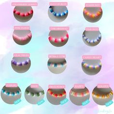 there are many different types of false eyelashes