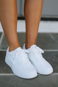 Elevate your sneaker game with our Fresh Low Top Sneakers in a stylish white faux leather. The star accent on the side adds a touch of chic, while the rounded toe provides all-day comfort. Upgrade your casual looks with these must-have sneakers! Runs true to size Keds Style, Sneaker Games, Dresses By Length, Low Top Sneakers, Sneaker Heels, Short Rompers, Shoe Sale, Keds, Sneakers White