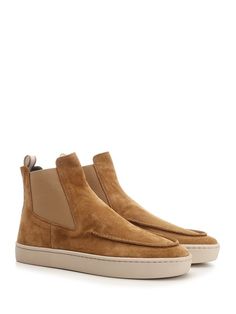 OFFICINE CREATIVE "Chelsea" suede ankle boot - COD. OCUBUG0003LIC23E276 Boot For Men, Versace Designer, Ankle Boots Men, Officine Creative, Chelsea Ankle Boots, Leather Socks, Best Wallet, Shoes Outlet, Suede Ankle Boots