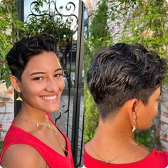 Finger Waves Short Hair, Undercut Hairstyles Women, Super Short Haircuts, Chemo Hair, Tomboy Hairstyles, Natural Afro Hairstyles, Super Short Hair