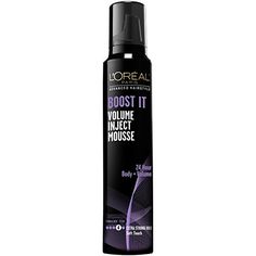 L'Oreal Paris Hair Care Advanced Hairstyle Boost It Volume Inject Mousse, 8 Best Hair Mousse, Styling Mousse, Lifeless Hair, Hair Mousse, Hair Product, Volume Hair, Hair Game, L Oreal, Loreal Paris