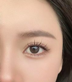 Natural Lash Extensions Monolid, Kpop Lashes, Eyelash Reference, Eyelash Extensions Asian Eyes, Natural Eyelash Extensions Mapping, Eyelash Extensions For Asian Eyes, Korean Lash Extensions, Lash Extensions Asian Eyes, Asian Lash Extensions