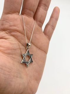 Star of David Pendant made of Solid 925 Sterling Silver ��☞ made to last.Matching Ring & Earrings ☞ please ask meDetails:• Star of David Pendant• Dimensions: Pendant Height 28mm, Width 18mm• Free Complimentary Chain• 925 Sterling SilverSKU PE021270020 Star Of David Pendant, Matching Ring, Bar Pendant, Star Of David, Solid 925 Sterling Silver, Gold Vermeil, Silver Pendant, Ring Earrings, Ring Size