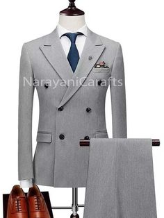 Product Description - The first and most important rule of men's style is you should feel comfortable and confident in your clothes. You will need both these attributes to pull off just about any outfit successfully. A suit that fits increases your confidence and makes you look good. Regardless of how 'classy' or expensive they might be. New Stylish handmade Decent Jodhpuri suit for men for wedding and festive occasions.  Stylish New Dark Gray two piece coat pant Top Details  -  Color  - Gray Fabric  - Suiting Bottom Details - Color  - Gray Fabric - Suiting Bottom Style  - Pant Note 1 :- If you want any other Color in this so please send us a message sothat we will make it according to your choice. Note 2:-  Select your size according to your chest. Note 3 :- If you want in your perfect si Jodhpuri Suits For Men, Terno Slim, Cheap Suits, Valentines Day For Men, Evening Dinner, Business Party