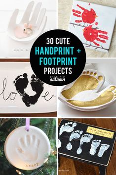 handprint and footprints project for kids to make