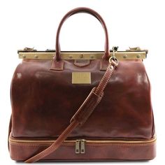 Barcellona - Double-bottom Gladstone Leather Bag Old America, Art Du Cuir, Gladstone Bag, Leather Travel Bag, Doctor Bag, Gorgeous Leather, Brown Leather Bag, Leather Luggage, Leather Travel