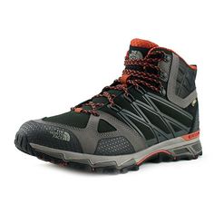 The North Face Ultra Hike II Mid Gore-Tex Shoes Men's Lace-up Waterproof Boots With Shock Absorption For Outdoor, Gore-tex Functional Hiking Boots With Shock Resistance, Functional Waterproof Sneakers For Climbing, Functional Gore-tex Hiking Boots With Shock Resistance, Gore-tex High-top Trail Running Shoes For Outdoor Activities, Shock Resistant High-top Hiking Boots For Outdoor, High-top Gore-tex Trail Running Shoes For Outdoor Activities, Durable Nylon Hiking Boots For Trail Running, Gore-tex High-top Trail Running Shoes For Outdoor