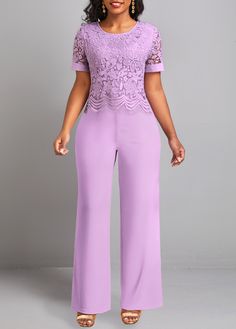 Classy Jumpsuit Outfits, Purple Jumpsuit, Classy Jumpsuit, Floral Print Blazer, Rompers For Women, Rompers Online, Jumpsuit Elegant, Jumpsuits And Rompers, Classy Casual Outfits