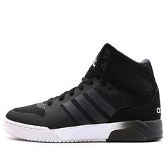 adidas Break Tm Mid 'Black White' AW3995 Casual Black Basketball Shoes With Athletic Fit, Casual Black Basketball Shoes, Casual Black Adidas High-top Sneakers, Adidas Breathable High-top Sneakers For Sports, Casual Black High-top Adidas Sneakers, Adidas High-top Sneakers For Sports Athleisure, Black High-top Sneakers For Streetwear With Three Stripes Branding, Black High-top Sneakers With Three Stripes For Streetwear, Casual Black High-top Sneakers With Three Stripes