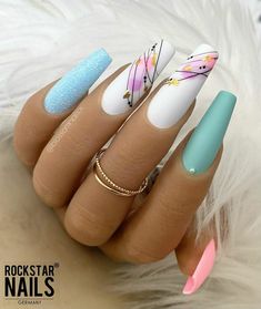 Nail 2022, Spider Gel, Short Acrylic Nails Designs, Summer Nail, Fancy Nails, Chic Nails, Dope Nails, Short Acrylic Nails