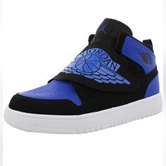 Brand New Sky Jordan 1 Td 'Hyper Royal' Black Hyper Royal White (Bq7196-004) 9c No Box High-top Scratch-resistant Jordan Sports Shoes, Scratch-resistant High-top Jordan Sports Shoes, Scratch-resistant Synthetic Jordan Sports Shoes, Streetwear Scratch-resistant Synthetic Jordan Shoes, Synthetic Scratch-resistant Jordan Shoes For Streetwear, Casual Jordan Shoes Scratch-resistant For Sports, Casual Low-top Scratch-resistant Jordan Shoes, Casual Low-top Jordan Shoes Scratch-resistant, Casual Scratch-resistant Jordan Shoes For Sports