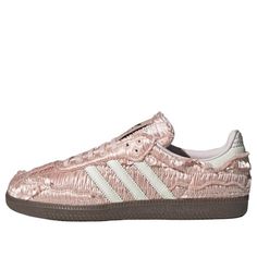 adidas x Caroline Hu x CLOT Samba OG 'Pink' JQ4747 Pink Samba, Caroline Hu, Samba Shoes, Cold Fashion, Preppy Shoes, Pretty Shoes Sneakers, Shoe Wishlist, Shoe Inspo, Girly Shoes