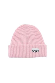 Beanie hat by Ganni crafted in ribbed mélange recycled wool blend knit with a fabric logo patch applied on the turn-up. Lined, one size fits all. 2023 Color, Fabric Logo, High Heel Rain Boots, Versace Shop, Shoe Boot Sandals, Tote Backpack, Beanie Hat, Manolo Blahnik, Handbag Backpack