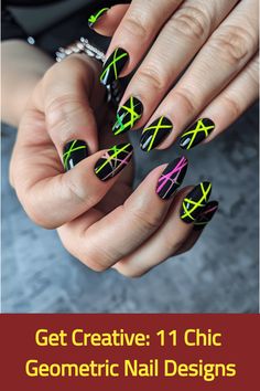 Exploring the world of geometric nail art offers endless creativity and precision, transforming your nails into miniature canvases of abstract beauty. Triangular Pattern