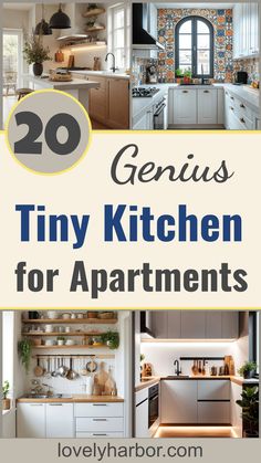 20 Genius Tiny Kitchen Ideas For Small Apartments Tiny Kitchen Ideas, Pegboard Kitchen, Ideas For Small Apartments, Trendy Kitchen Design, Small Condo, Small Apartment Kitchen, Warm Wood Tones