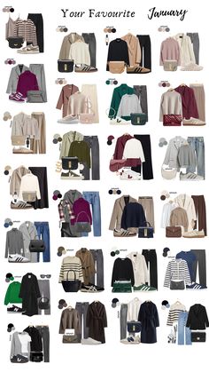 Malaysia Outfit, January Outfit, London In January, Minimalist Wardrobe Capsule, French Chic Fashion, Capsule Wardrobe Casual, Outfit Links, Capsule Wardrobe Outfits, Capsule Outfits