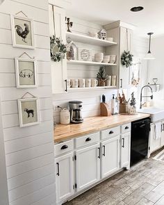 the kitchen is clean and ready to be used as a place for breakfast or dinner