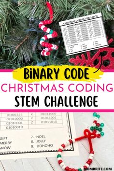 Add a unique twist to your holiday festivities with an intriguing Christmas coding challenge! Transform traditional Christmas ornaments into a fun, interactive learning activity with our Binary Code Alphabet Christmas Ornaments. Kids will be excited (and a little surprised) when they decode the secrets of the alphabet hidden within these festive ornaments. #ChristmasSTEMChallenge #PreschoolCodingActivities Stem Christmas Activities For Kids, Stem Christmas Activities, Coding Activities For Kids, Christmas Activities For Adults, Christmas Ornaments Kids, Christmas Stem Challenge, Steam Night, Preschool Steam, Christmas Science Activities