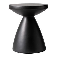 a black table with a white background