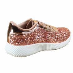 Description:- --Condition: New Without Box --Size Available: 5.5, 6, , 7, 7.5, --Material: Synthetic --Item Code: Ever-999, Yes-19 --Approx 10.6 Once A Pair ( Size 7) Trendy Gold Sneakers For Party, Party Glitter Sneakers With Synthetic Material, Trendy Flat Sneakers For Party, Trendy Gold Party Sneakers, Trendy Flat Party Sneakers, Sparkling Round Toe Sneakers For Party, Sparkling Round Toe Party Sneakers, Gold Round Toe Sneakers For Party, Party Sneakers With Glitter Print And Round Toe