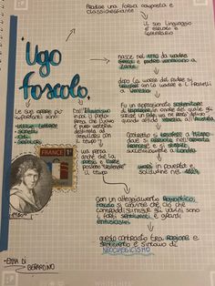 vita,testi,famiglia,opere e azioni di ugo foscolo Schema Ideas, School Study Ideas, Study Methods, Study Motivation Inspiration, Study Tips College, Study Time, Study Inspiration