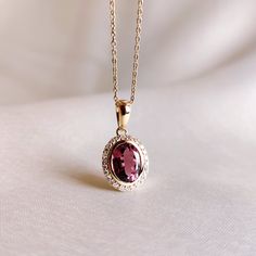 This stunning pendant is set in 14K Solid Yellow Gold with Natural Rubellite Pink Tourmaline & Diamond with utmost precision. It is an unique gemstone pendant for nearly every occasion and is completely hassle-free jewelry. 🔷 ABOUT GEMSTONE: Pink Tourmaline is a stunning gemstone, cherished for its soft pink hues that embody love, compassion, and emotional healing.  ♥ Zodiac: Pink Tourmaline is commonly associated with the zodiac signs of Libra and Scorpio, enhancing their loving and intuitive Elegant Oval Tourmaline Pendant, Elegant Oval Tourmaline Necklace, Elegant Tourmaline Gemstones With Accents, Elegant Tourmaline Gemstones For Gifting, Elegant Tourmaline Gemstones For Gift, Elegant Tourmaline Gemstones As Gifts, Elegant Tourmaline Jewelry With Accent Stones, Elegant Tourmaline Birthstone Jewelry, Elegant Oval Tourmaline Gemstones